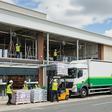 modern office space with open desk areas and comfortable seating